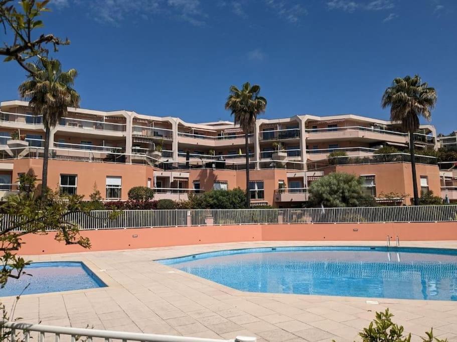 Appartement Vue Mer Sur Les Hauteurs De Nice Buitenkant foto