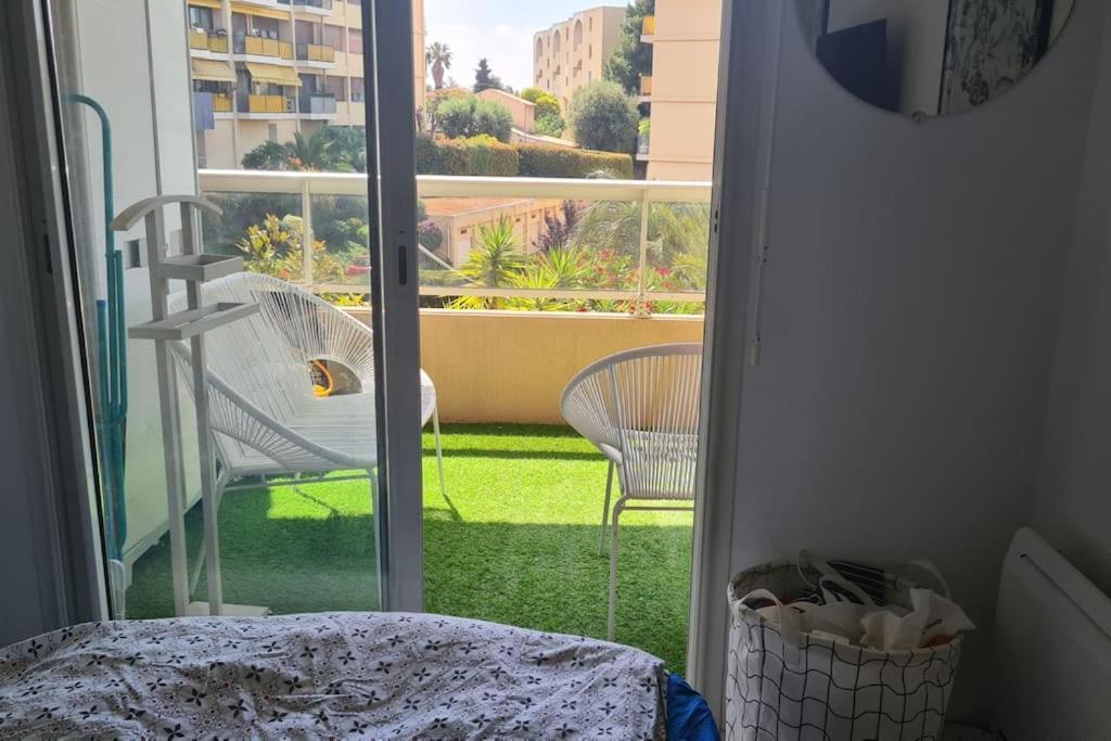 Appartement Vue Mer Sur Les Hauteurs De Nice Buitenkant foto